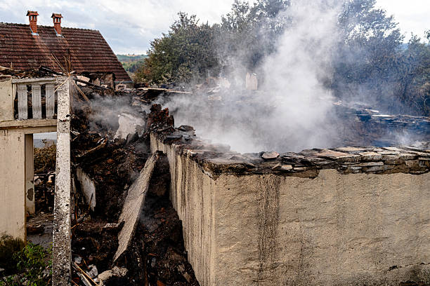 Professional Fire Damage Restoration technician working in Mount Laurel, NJ